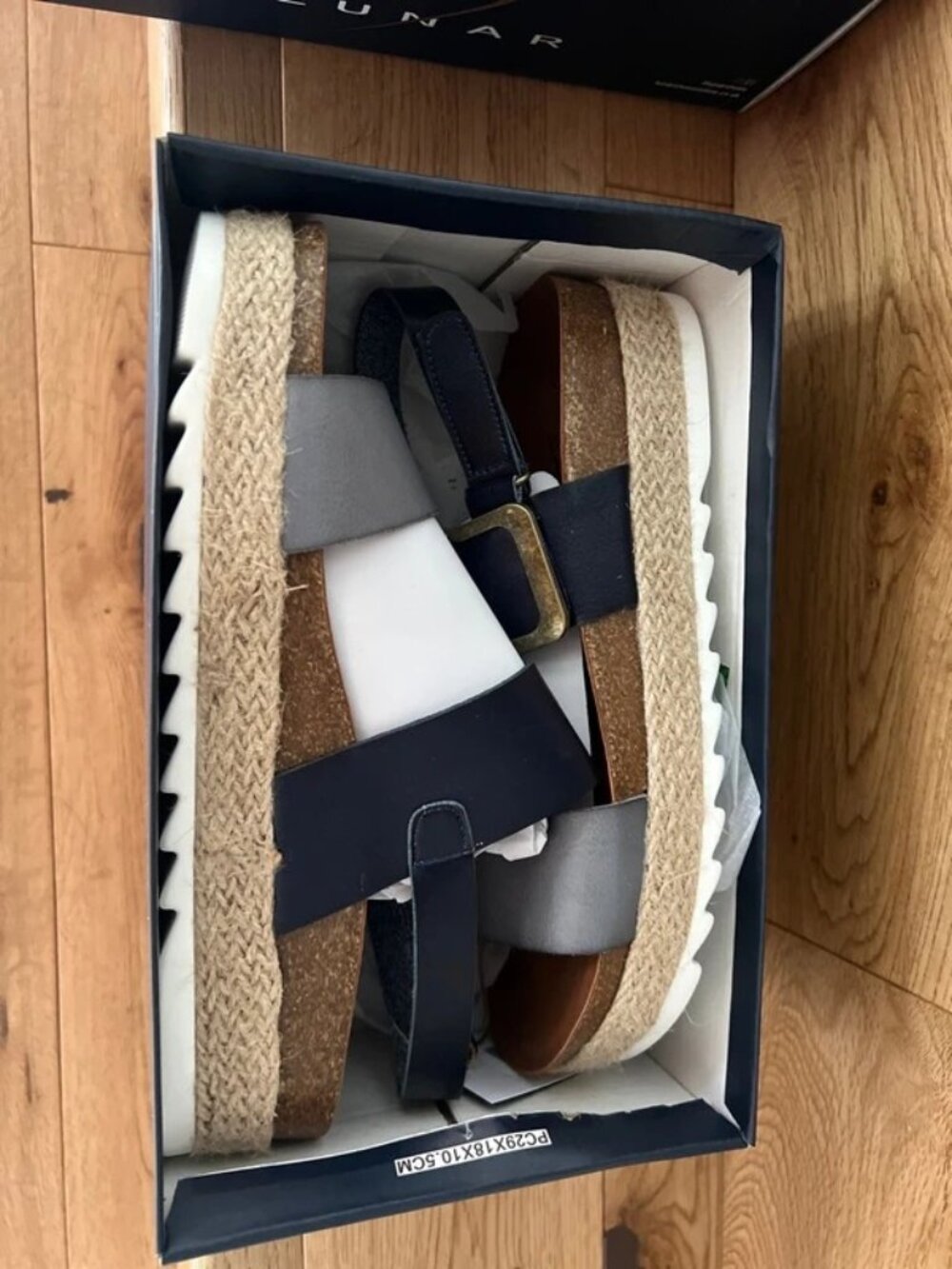 Blue Sandals
